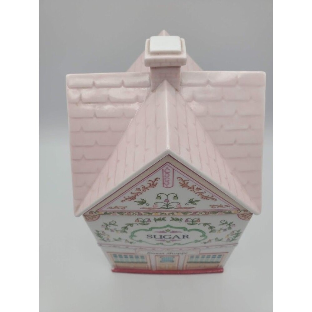 Vintage 1990 Lenox Spice Village Sugar Sweet Shoppe Canister Fine Porcelain - Picture 4 of 16